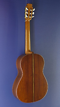 Dari Garcia classical guitar cedar, Madagascar rosewood, scale 65 cm, year 2021, back view