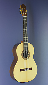 Luthier guitar, classical guitar built by guitar maker Lisa Duchêne, spruce, rosewood, 2023